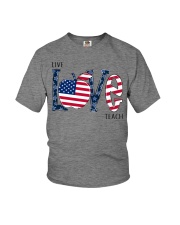 Live Love Teach Youth T-Shirt tile