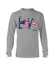 Live Love Teach Long Sleeve Tee tile