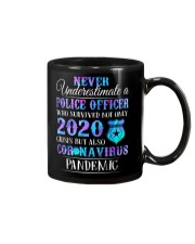 Never underestimate a police officer Mug tile