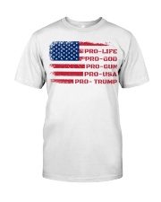 Pro-life Pro-God Classic T-Shirt tile