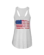 Pro-life Pro-God Ladies Flowy Tank tile