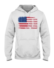 Pro-life Pro-God Hooded Sweatshirt tile