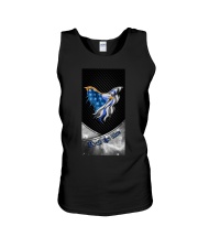 Phone case Back the blue Unisex Tank tile