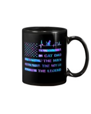 Cat dad Independence day Mug tile