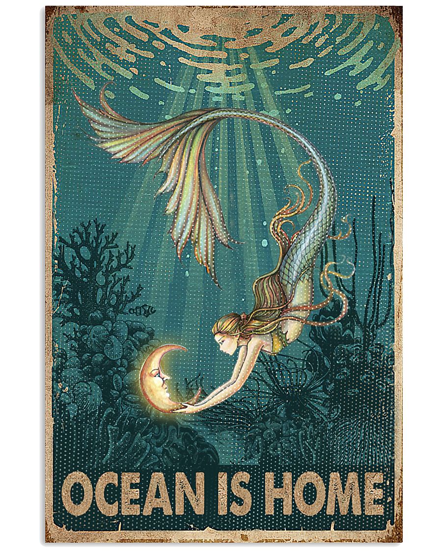 Ocean is home 11x17 Poster