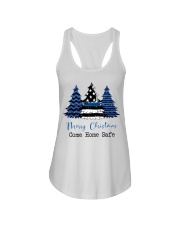 Merry Christmas Come Home Safe Ladies Flowy Tank tile