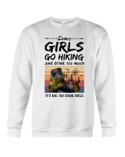 Some girls go hiking Crewneck Sweatshirt tile