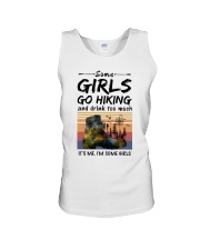 Some girls go hiking Unisex Tank tile