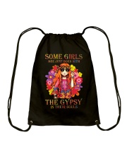 Some girls are just born with Drawstring Bag tile