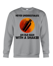 Never underestimate an old man Crewneck Sweatshirt tile