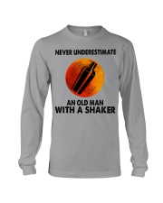 Never underestimate an old man Long Sleeve Tee tile