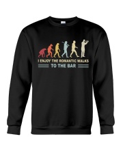 I enjoy the romantic walks Crewneck Sweatshirt tile