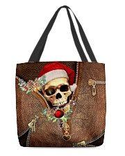 Merry Christmas Leather Pattern Print All-over Tote front