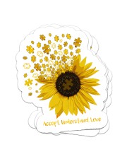 Sunflower sticker Sticker - 4 pack (Vertical) front