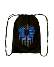 Back the blue Drawstring Bag tile