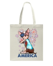 Love America Independence day Tote Bag tile