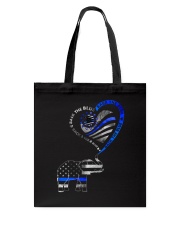 Back the blue Tote Bag tile
