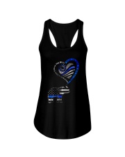 Back the blue Ladies Flowy Tank tile
