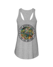 Eat mushrooms Ladies Flowy Tank tile