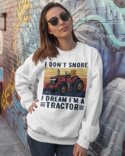 I don't snore Crewneck Sweatshirt lifestyle-unisex-sweatshirt-front-3