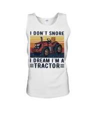 I don't snore Unisex Tank tile
