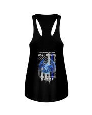 Your First Mistake Ladies Flowy Tank tile
