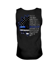 Promise to love the heart behind this badge Unisex Tank tile