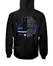 Promise to love the heart behind this badge Hooded Sweatshirt tile