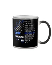 Promise to love the heart behind this badge Color Changing Mug tile