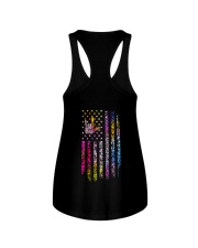 Love Independence day Ladies Flowy Tank tile