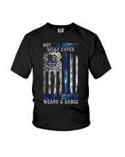 Not all heroes wear capes Youth T-Shirt tile