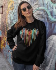 Crawfish heart Crewneck Sweatshirt lifestyle-unisex-sweatshirt-front-3