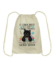 Send yarn Drawstring Bag tile