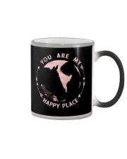 You are my happy place Color Changing Mug tile