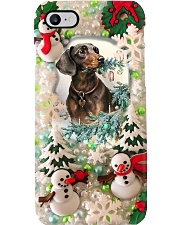 Dachshund Through The Snow Phone Case i-phone-8-case