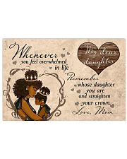 My Dear Daughter Mother's Day 17x11 Poster front
