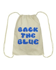 Back the blue Drawstring Bag tile