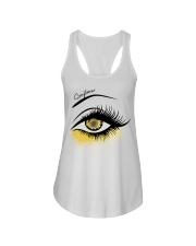 You are apple of my eye Ladies Flowy Tank tile