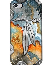 Native American Metal Printed Phone Case i-phone-8-case