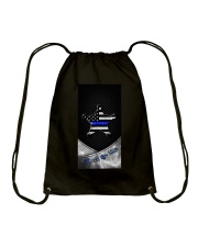 Back the blue Drawstring Bag tile
