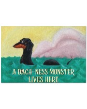 A Dach-ness Monster Lives Here Doormat 22.5" x 15" front