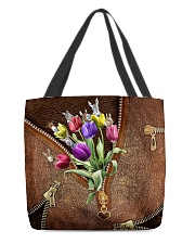 Tulips and donkey All-over Tote front