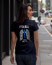 Police lives matter Ladies T-Shirt lifestyle-women-crewneck-back-1