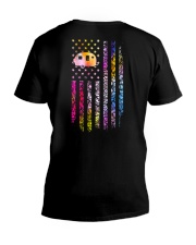 Just love it Independence day V-Neck T-Shirt tile