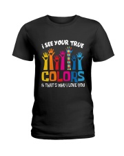 AUTISM AWARENESS Ladies T-Shirt tile