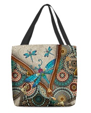 Dragonfly mandala All-over Tote back