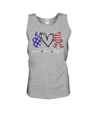 America love Independence day Unisex Tank tile
