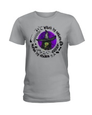 Witch by nature Halloween Ladies T-Shirt tile