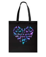 Just a girl who loves horses Tote Bag tile