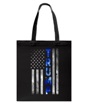 Blue line Tote Bag tile